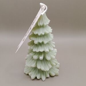 Festive Mint Green Tree Candle